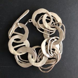 Saundra Messinger Layered Chain Link Bracelet